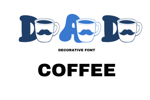 Dad Coffee Font - Featured Image
