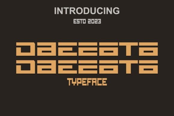 Daezoto Font - Featured Image