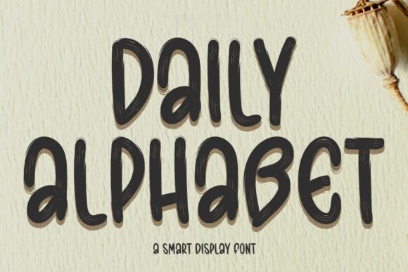 Daily Alphabet Font - Featured Image