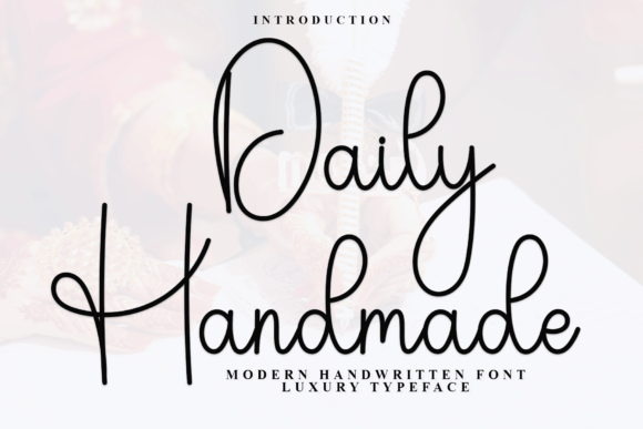 Daily Handmade Font - Featured Image