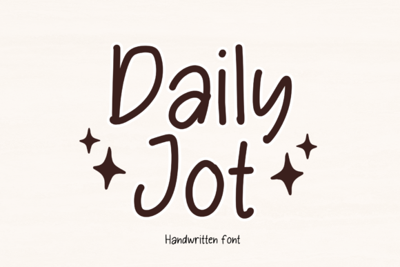 Daily Jot Font - Featured Image