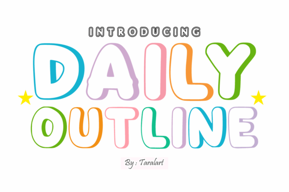 Daily Outline Font - Featured Image