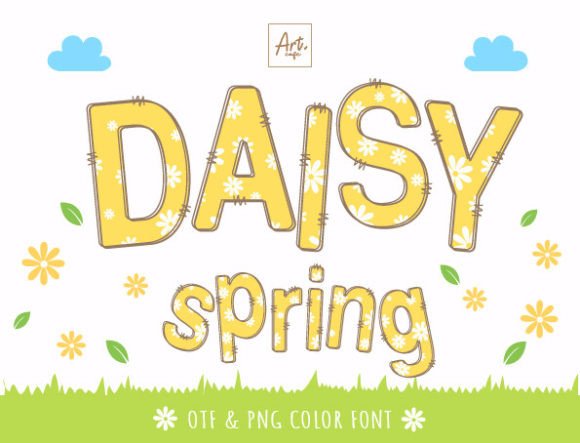 Daisy Spring Font - Featured Image