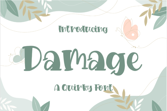 Damage Font - Featured Image