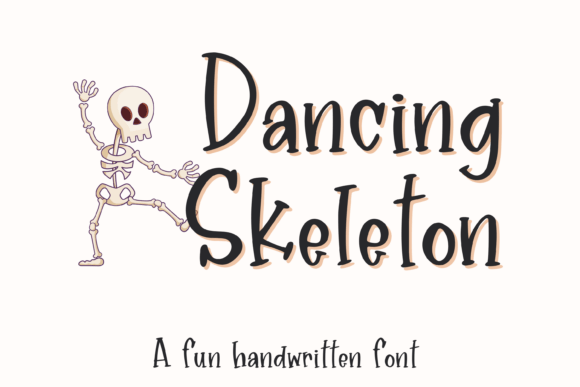 Dancing Skeleton Font - Featured Image
