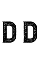 Dark Distressed Font - Featured Image
