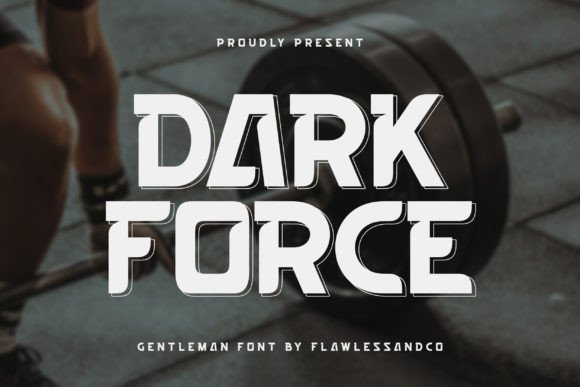 Dark Force Font - Featured Image
