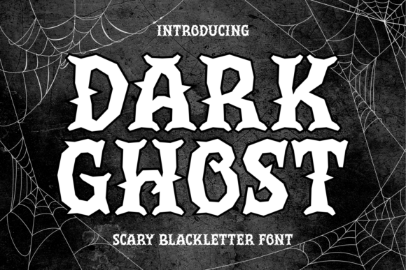 Dark Ghost Font - Featured Image