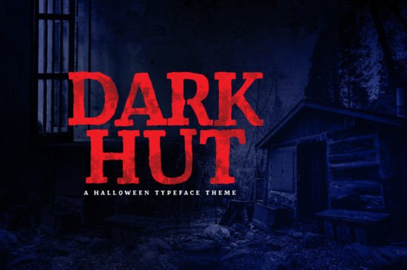 Dark Hut Font - Featured Image
