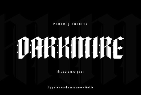 Darkmire Font - Featured Image