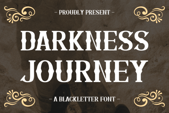 Darkness Journey Font - Featured Image