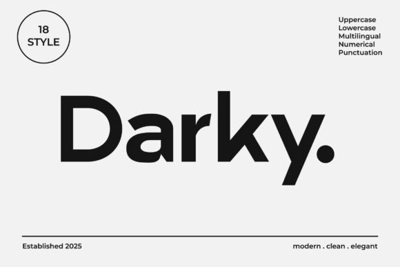 Darky Font - Featured Image