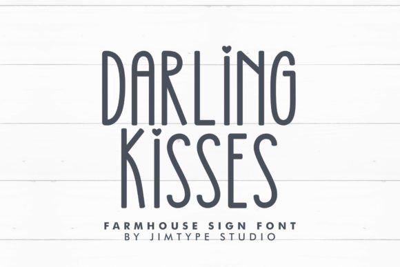 Darling Kisses Font - Featured Image
