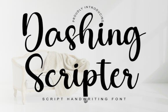 Dashing Scripter Font - Featured Image