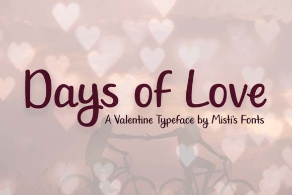 Days of Love Font - Featured Image