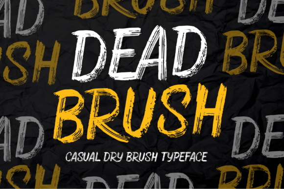 Dead Brush Font - Featured Image