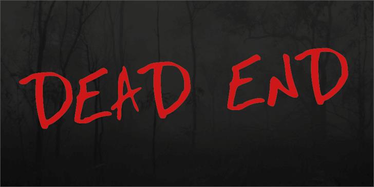 Dead End Font - Featured Image