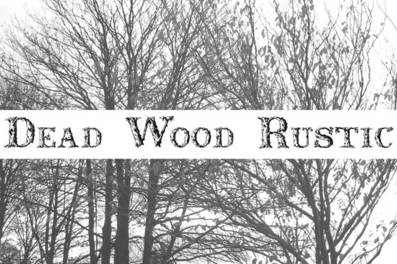 Dead Wood Rustic Font - Featured Image