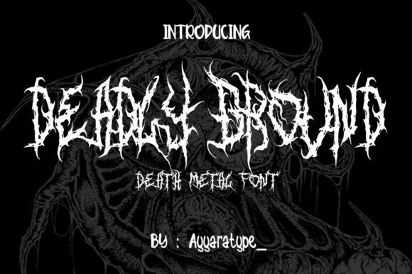 Deadly Ground Font - Featured Image