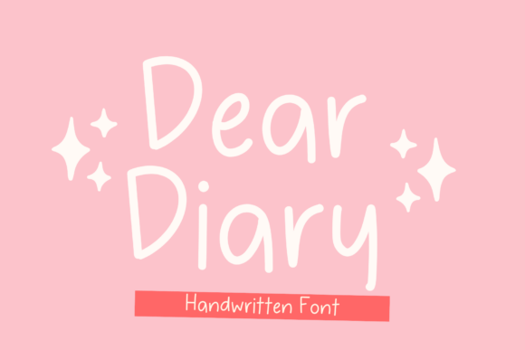 Dear Diary Font - Featured Image
