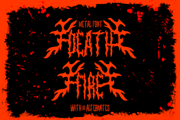 Death Fire Font - Featured Image