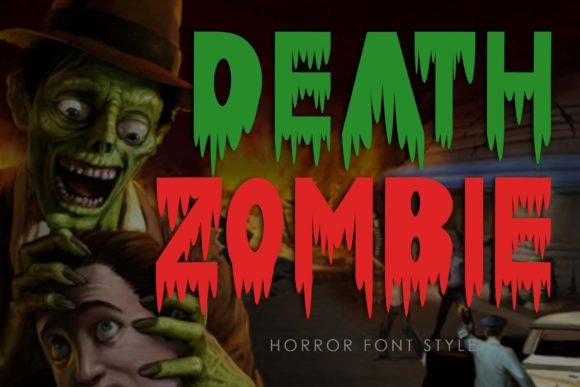 Death Zombie Font - Featured Image