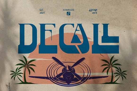 Decall Font - Featured Image