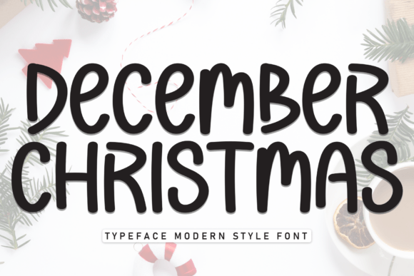 December Christmas Font - Featured Image