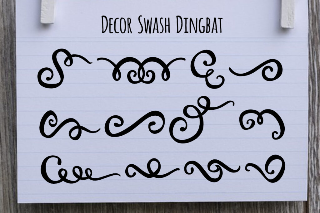 Decor Swash Dingbat Font - Featured Image