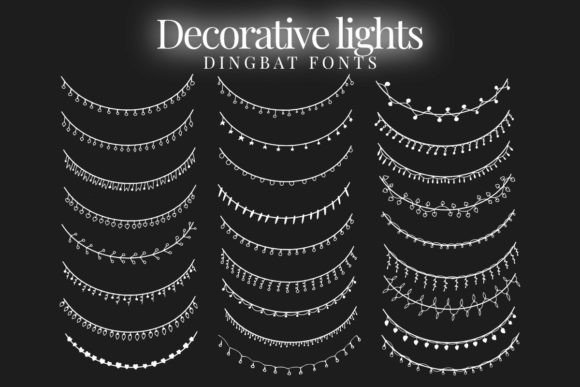 Decorative-lights Font - Featured Image