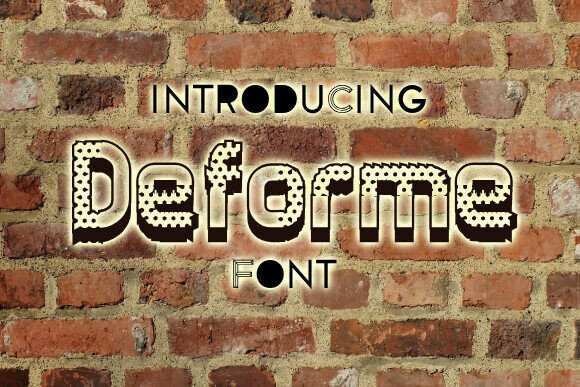 Deforme Font - Featured Image
