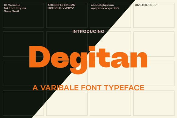 Degitan Font - Featured Image