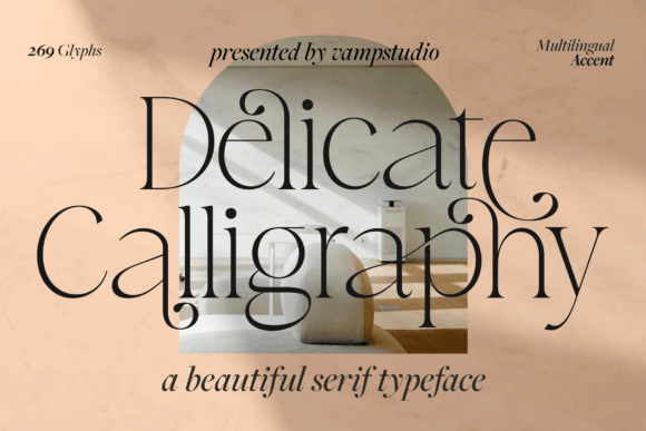 Delicate Calligraphy Font - Featured Image