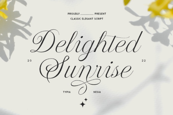 Delighted Sunrise Font - Featured Image