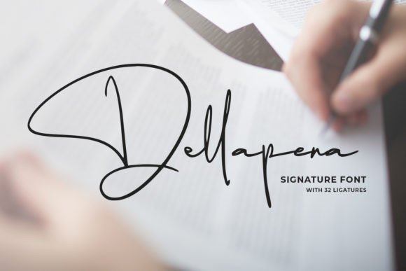 Dellapena Font - Featured Image