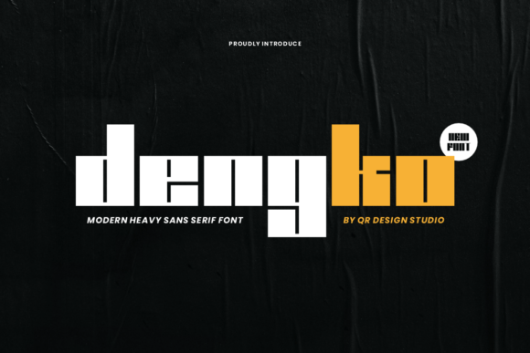 Dengko Font - Featured Image