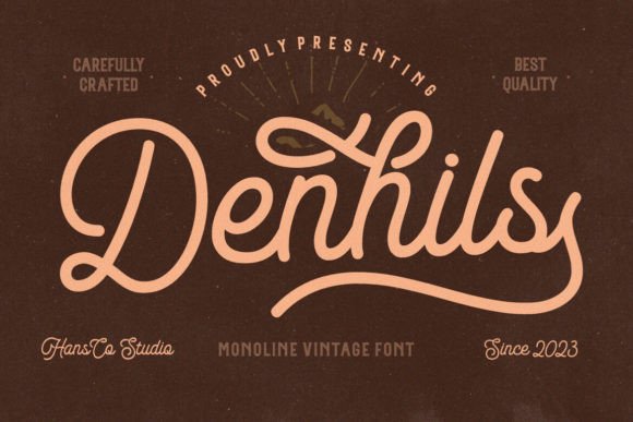 Denhils Font - Featured Image