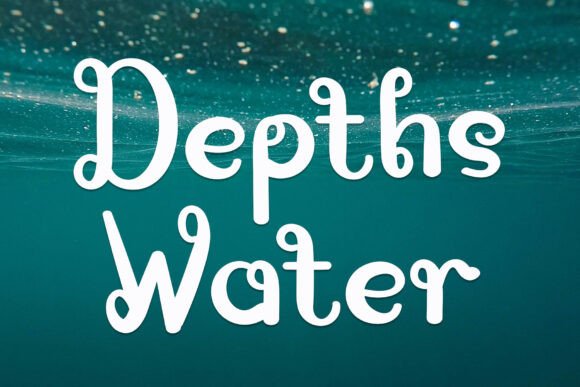 Depths Water Font - Featured Image