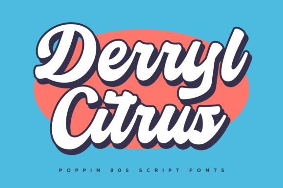 Derryl Citrus Font - Featured Image