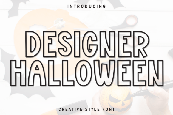 Designer Halloween Font - Featured Image
