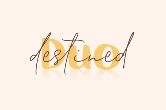 Destined Duo Font - Featured Image