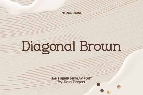 Diagonal Brown Font - Featured Image