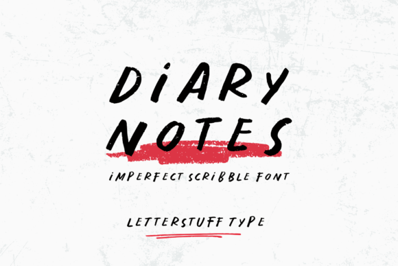 Diary Notes Font - Featured Image