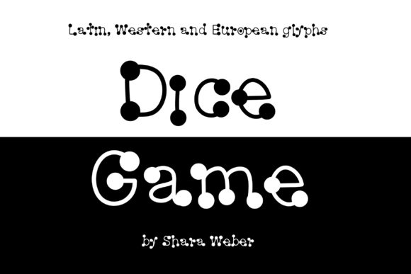 Dice Game Font - Featured Image