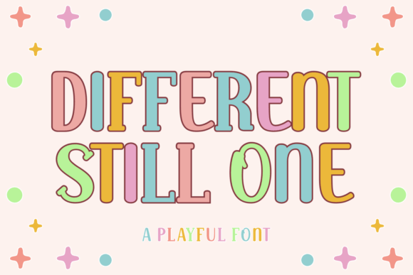 Different Still One Font - Featured Image