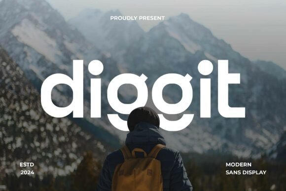 Diggit Font - Featured Image