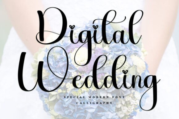 Digital Wedding Font - Featured Image