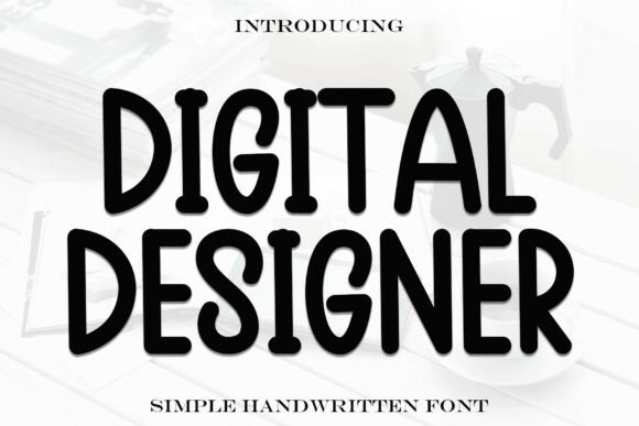 Digitaldesigner Font - Featured Image