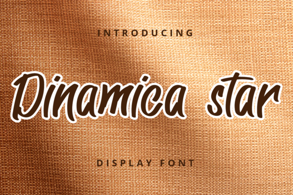 Dinamica Star Font - Featured Image