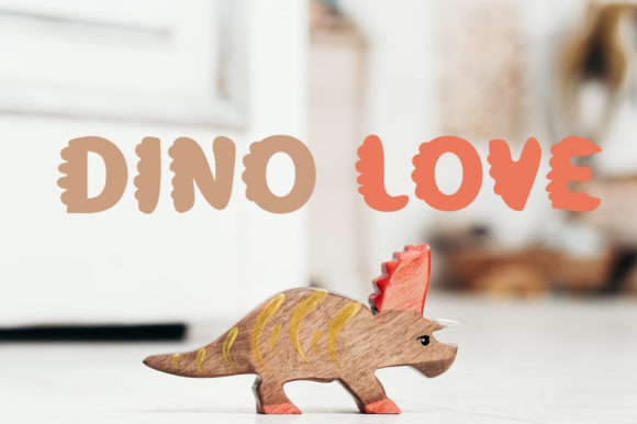 Dino Love Font - Featured Image